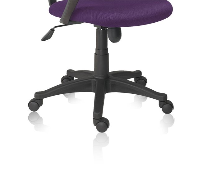 Cadeira de escritório Logic, duehome, Blanco - Rosa Logic (ancho), 60cm FÚcsia