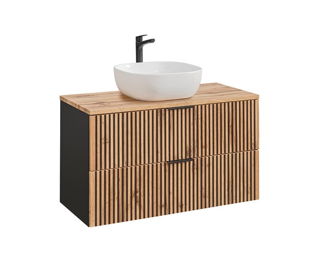 Móvel de lavatório individual de com madeira de Gaia Madeira