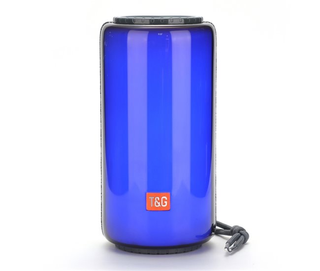  Altifalante Bluetooth 5.3 de 10 W com iluminação RGB dinâmica 639 Azul