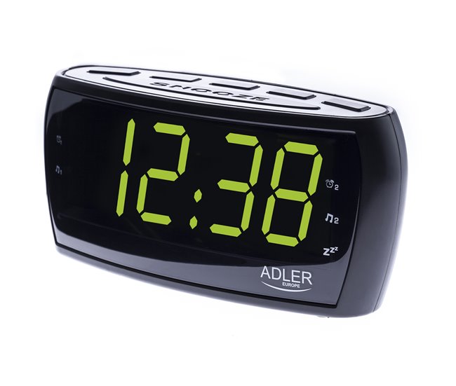 Relógio despertador Adler AD1121 Preto
