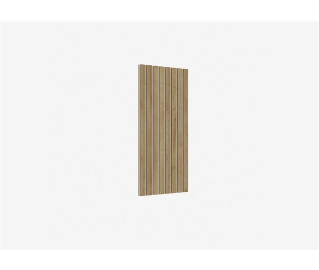 LANDRU painel de madeira cor de carvalho 50x120 cm Madeira