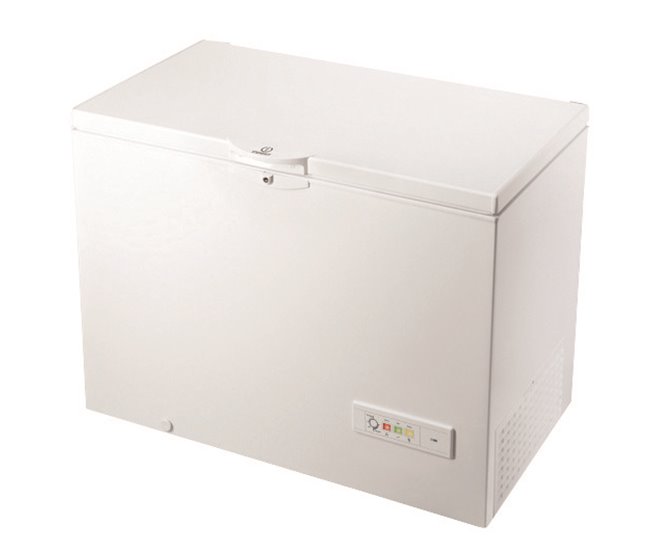 Arca congeladora horizontal INDESIT OS 2A 300 H 91,6cm 315L branco Classe energética E Branco