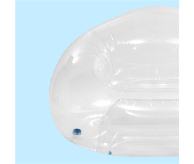 Poltrona inflável individual transparente INTEX Transparente