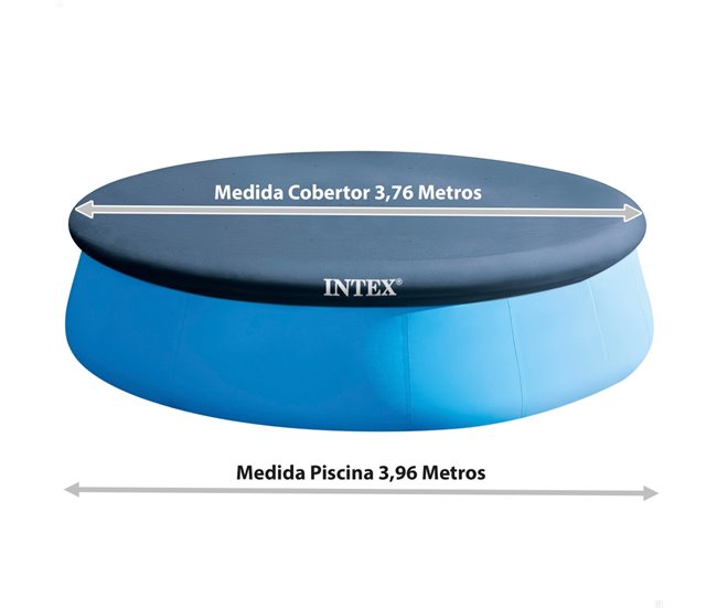 Cobertura de piscina insuflável INTEX Easy Set Azul