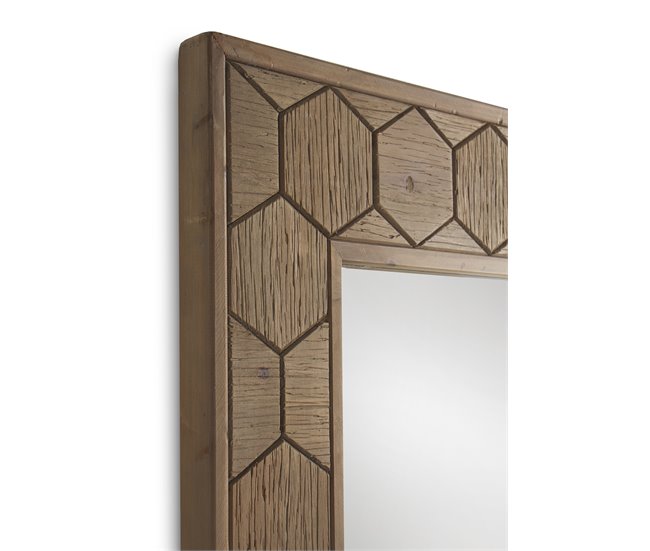 Espelho de madeira de freixo Madeira