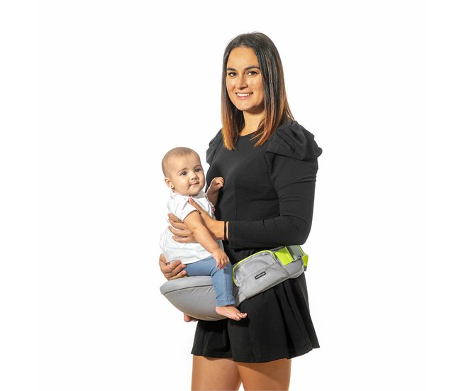 Porta-bebés Adaptável com Bolsos Multicor
