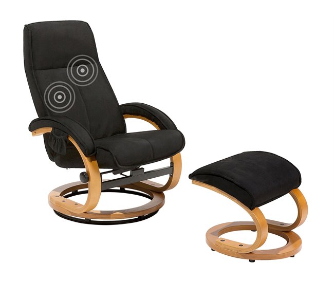 Beliani Cadeira de massagem HERO Preto