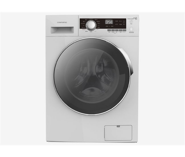Máquina Lavar e Secar Roupa CONFORTEC CF8614LSINV Branco