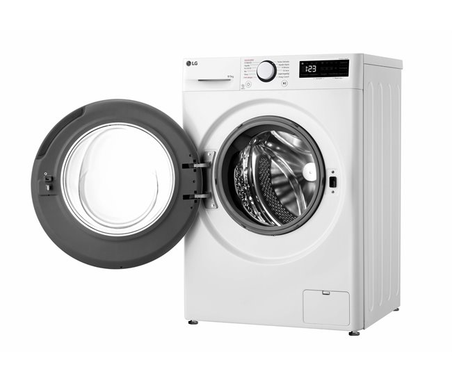 Máquina lavar e secar roupa LG F2DR5S8S6W 8/5kg 1200rpm branco A-10% Branco