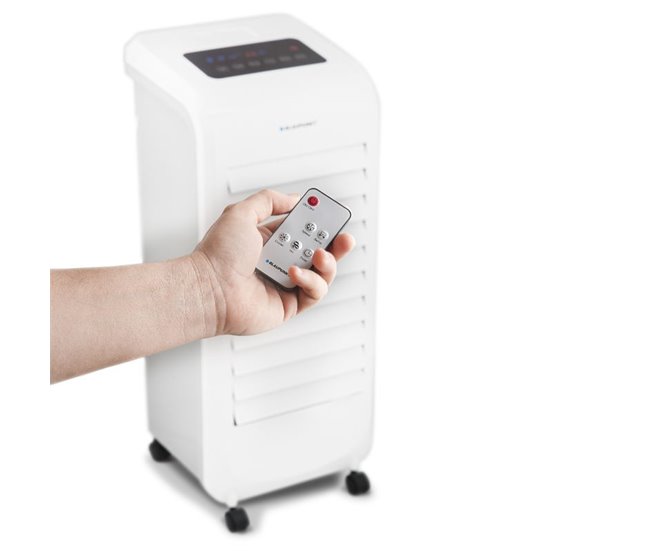 Climatizador evaporativo portátil Blaupunkt | Potência de 80W | Branco | Tela digital Branco