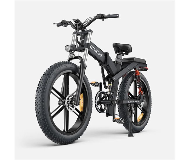 Bicicleta Elétrica ENGWE X26 - Motor 1000W 1401.6WH Bateria 100KM Autonomia Preto