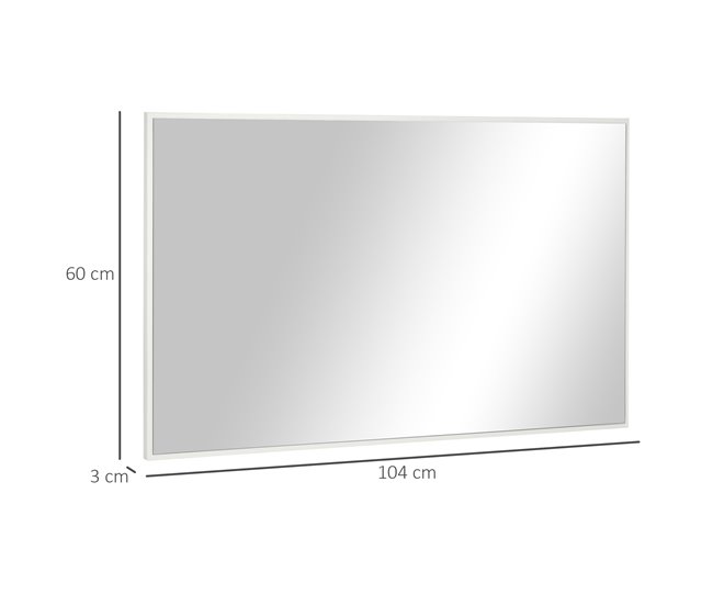 Espelho Casa de Banho kleankin 834-499V00WT 104x3 Transparente