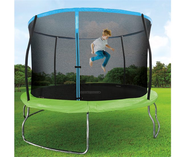 Trampolim para crianças com 366 cm de diâmetro Aktive Sports Preto