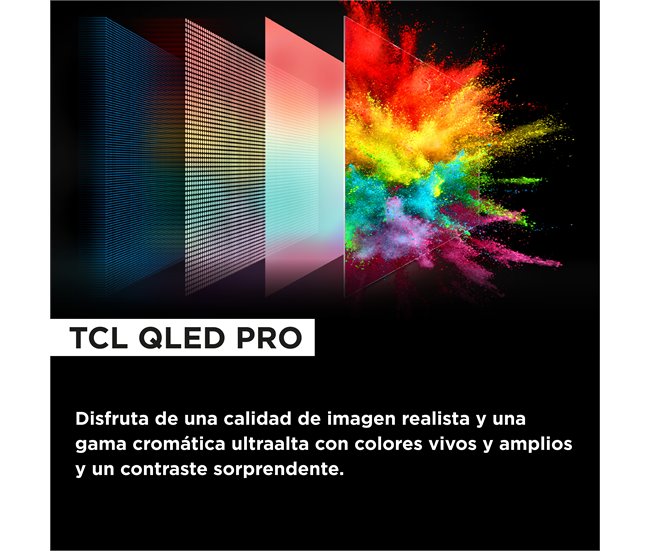 TV TCL 55C655 Qled Smart Tv 3hdmi 1usb Preto