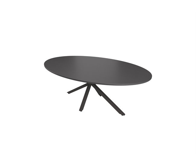 Mesa de jantar oval EMILY preto Preto