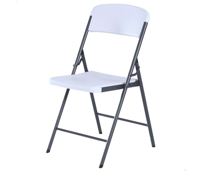 Cadeira de Campismo Acolchoada Branco