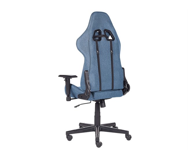 Beliani Cadeira de Gaming WARRIOR Azul