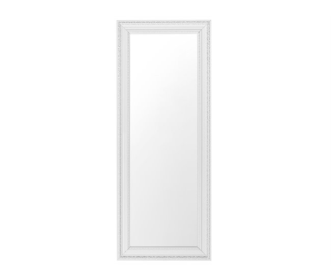 Beliani Espelho VERTOU 50x3 Branco