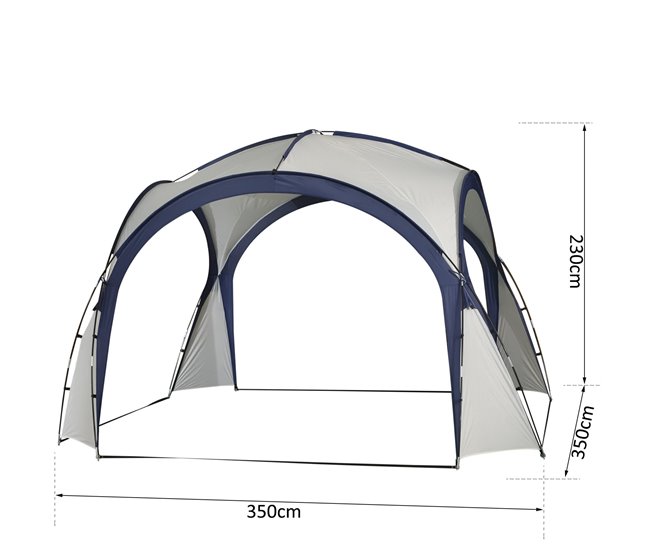 Tenda Campismo Outsunny 84C-110 350x350 Multicor