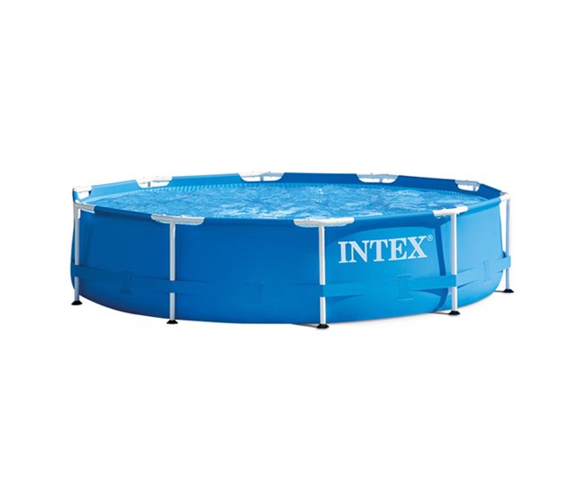 Piscina Intex com estrutura metálica 305x76 cm - 4485 litros Azul