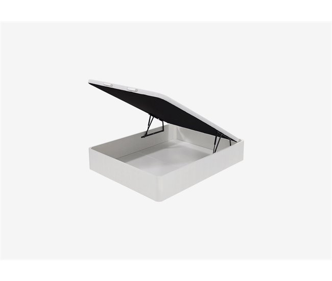 Base FLEX Box branco 105X190 Rebatível - cama com arrumação - Roupeiro Horizontal Branco