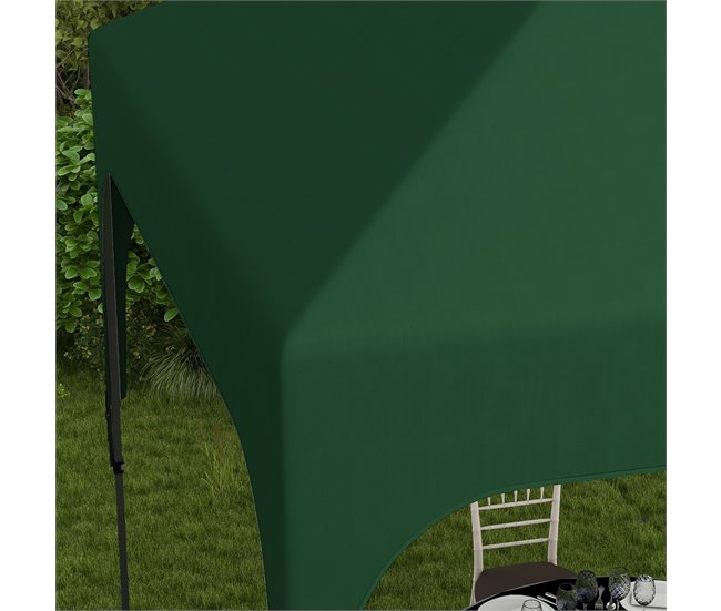 Tenda Dobrável Aço e tecido Oxford 150D Outsunny Verde