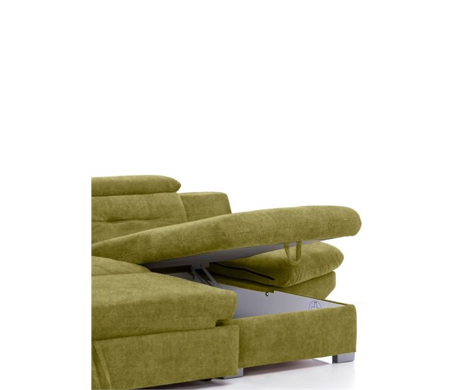 Chaise Longue  conversível em cama ETERNITY Verde