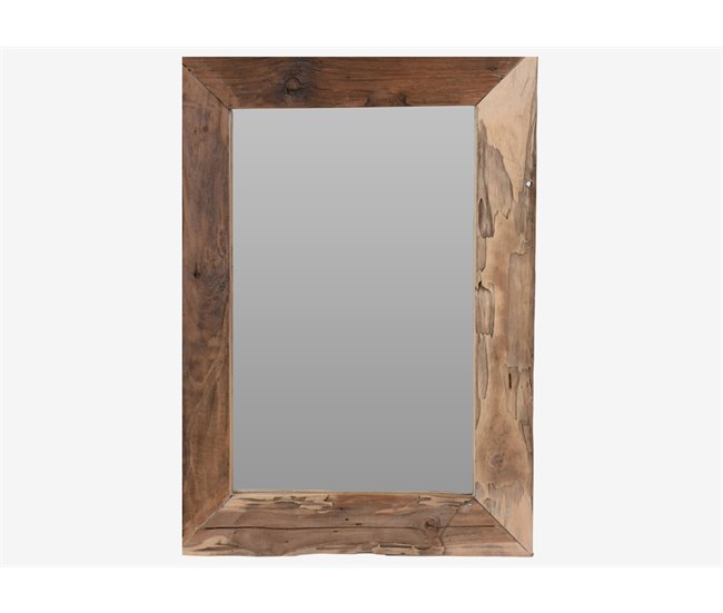 Espelho de parede TEKA 70x50 cm Castanho