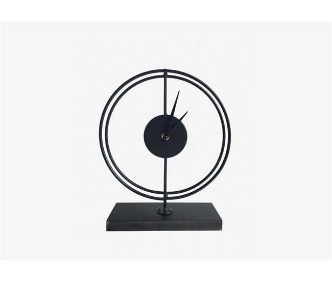 Relógio de mesa HELIOS BLACK marca ECOANYA Preto