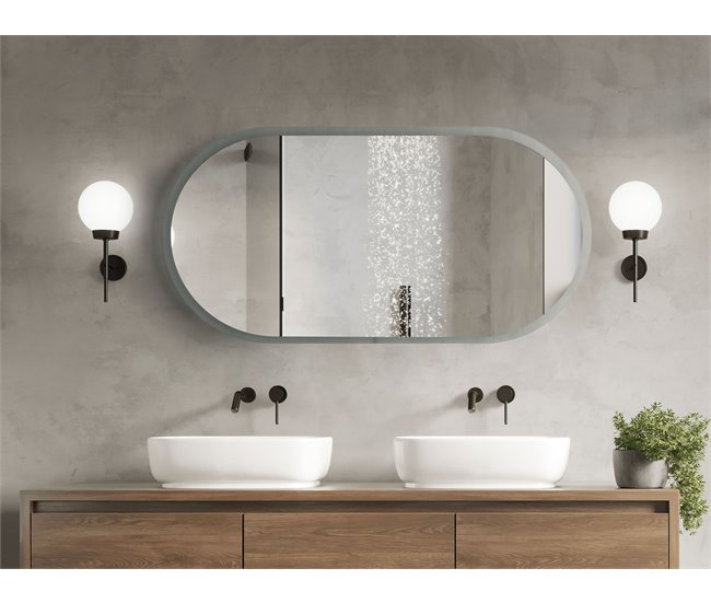 Beliani Espelho de Casa de Banho CHATEAUROUX GR242213181