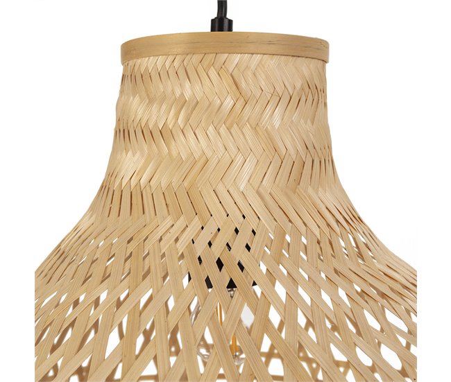Lâmpada de teto de bambu Yasu, diâmetro 40,5 cm Amarelo