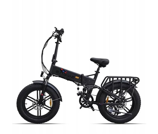 Bicicleta elétrica ENGWE ENGINE X | Potência 250W | Autonomia 60KM Preto