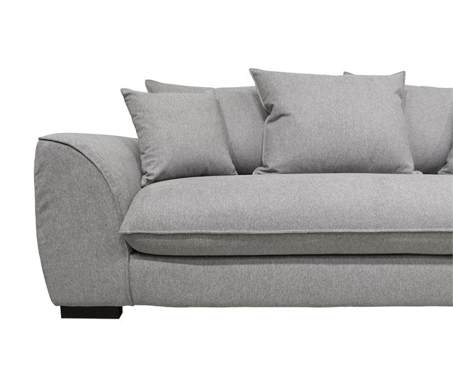 SAGA sofá-cama de 3 lugares com abertura italiana, cor vison