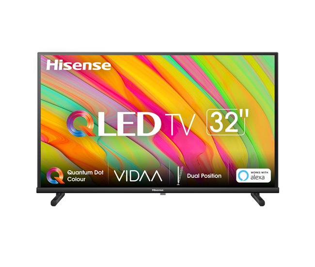 Smart TV Hisense 32A5KQ HbbTV 2.0.3 Full HD QLED HbbTV Direct-LED ...