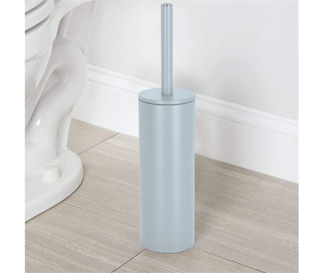 Spirella Bathroom Broom com suporte Azul