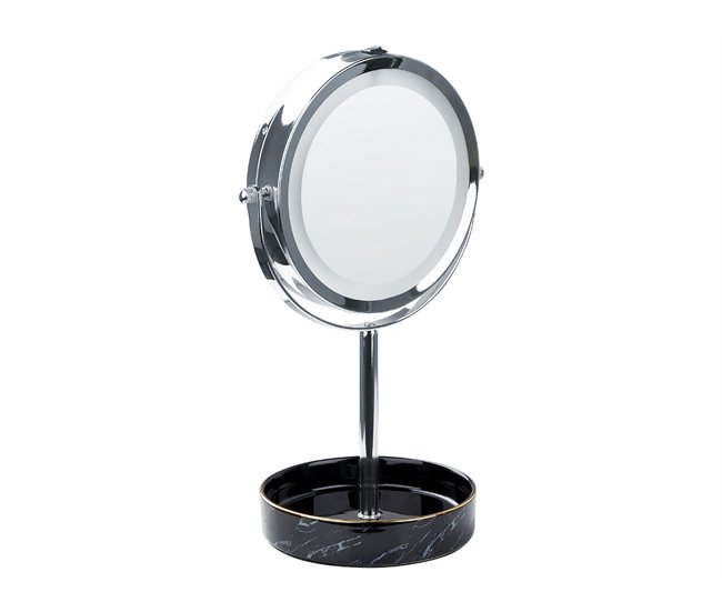 Beliani Espelho de maquilhagem SAVOIE 20x15 Branco