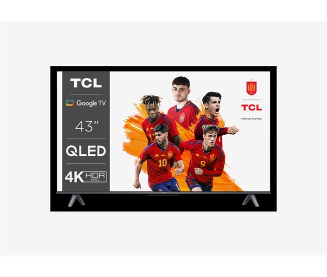 TV TCL 43C645 Smart 43'' 4K Ultra HD Preto