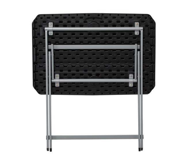 Mesa personal plegable rectangular 75x50,5x66 cm LIFETIME Preto