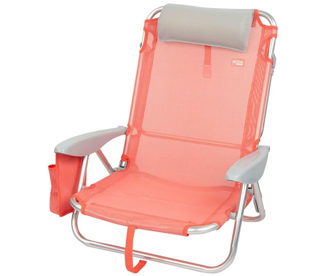 Cadeira Dobrável com Apoio para a Cabeça Flamingo Multicor