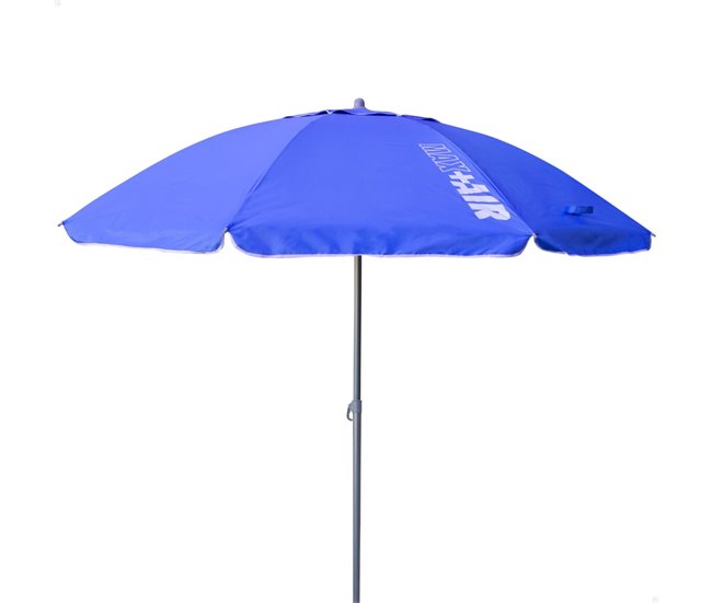 Guarda-chuva de praia à prova de vento c/mastro basculante Aktive Azul