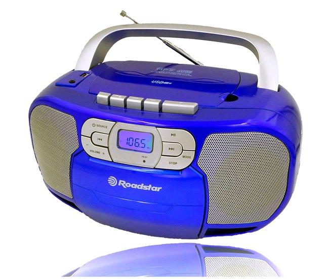 Radio CD Roadstar RCR-4635UMPBK Azul