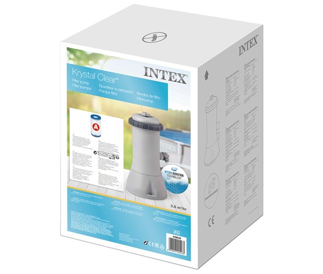 Filtro de cartucho INTEX INTEX 3.785 l/h - filtros tipo A Cinza