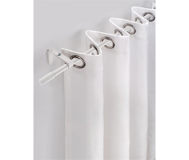 Varão de cortina extensível AIRPURE 120-210 cm Branco