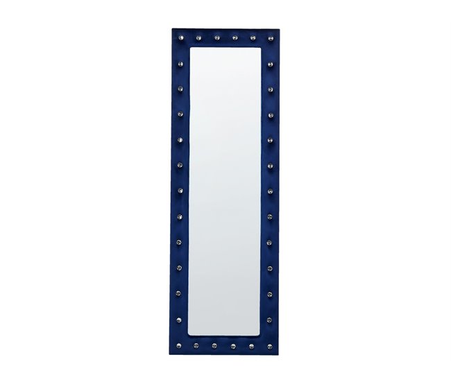 Beliani Espelho de pé ANSOUIS 50x33 Azul Marino