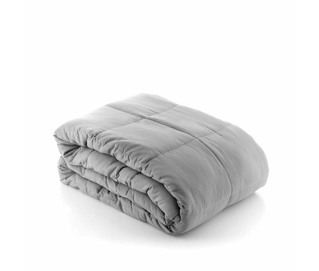Cobertor Pesado Individual Cinza