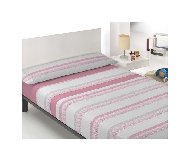  Acomoda Textil - Conjunto de roupa de cama com estampado de Verão. 