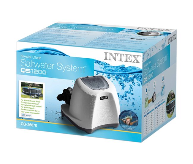 Sistema de cloração de sal INTEX E.C.O. 12 gramas/hora Branco