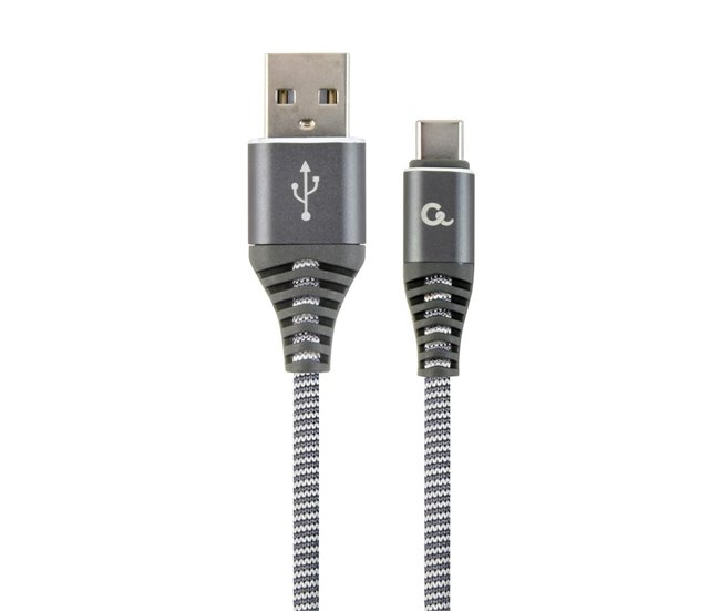 Cabo USB A para USB C CC-USB2B-AMCM-1M-WB2 Cinza