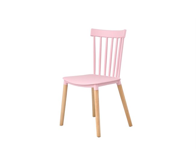Cadeira de cozinha fixa FATIMA em várias cores Rosa