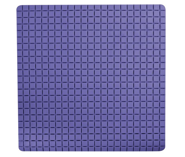 Quadro Premium Banheiro Carpet 54x54 Azul